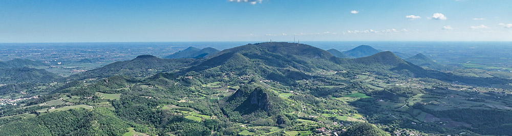 Panoramica dei colli del Comune di Teolo